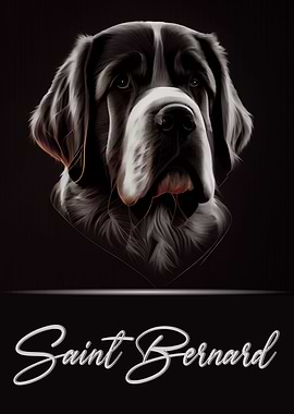 Elegant Saint Bernard