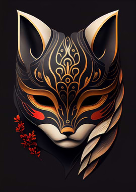 Lucky Kitsune Mask
