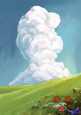 peaceland digital paiting