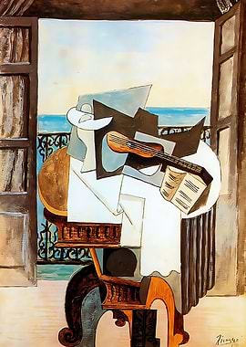 table in front of window