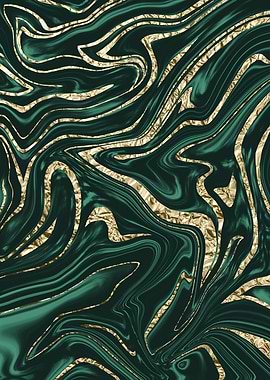 Emerald Gold Marble 2