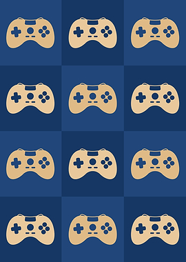 Gamer Controllers Blue