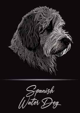 Adorable Spanish Water Dog