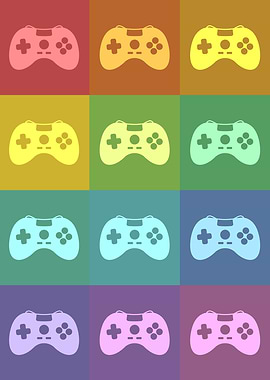 Video Game Controller Art