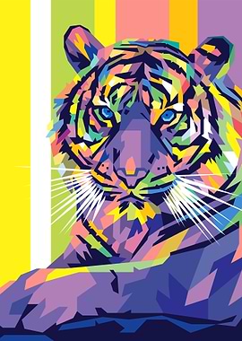 Tiger Pop Art