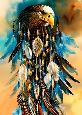 Eagle Feathers Dream Catch