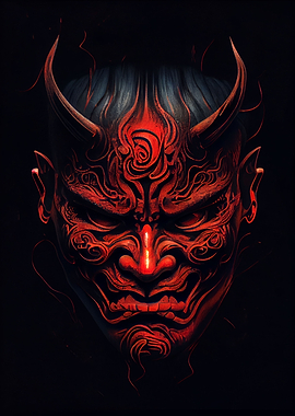 Traditional Japanese Mask