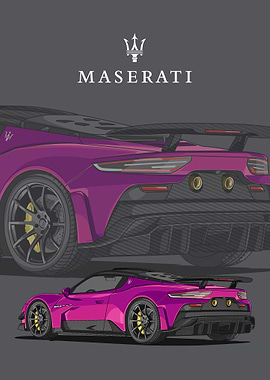 maserati mc 20 violet
