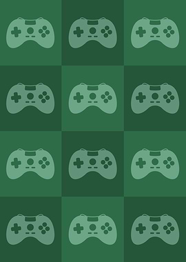 Gamer Controllers Green