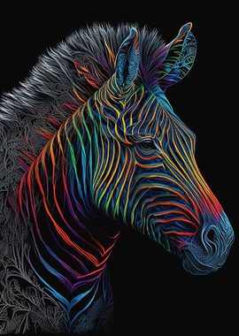 Colourful Zebra