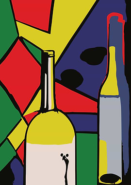 Retro Wine Illustration