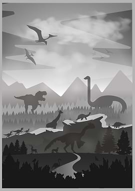 Prehistoric dinosaurs