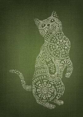 Sorcerous Green Cat