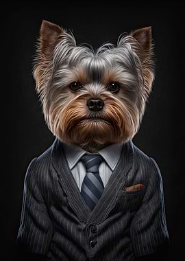 Yorkshire Terrier Men Suit