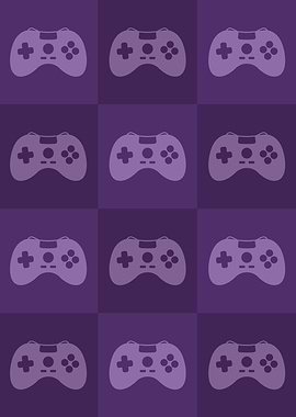Gamer Controllers Purple