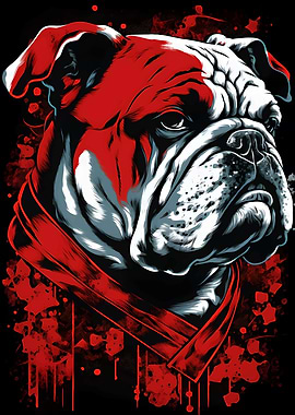 Regal Bulldog Portrait