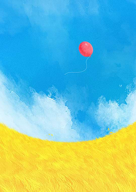 fields and balloons