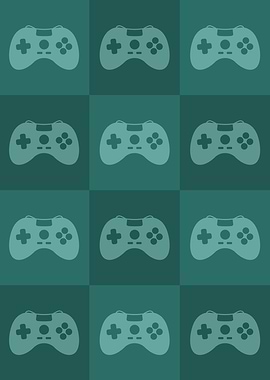 Gamer Controllers Teal
