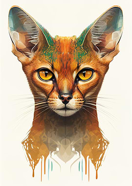 Cute Abyssinian Cat Feline