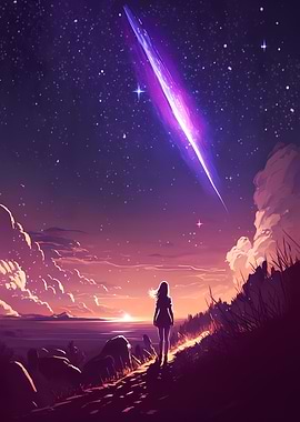 Anime Stargazer Landscape