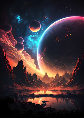 Planetary Heaven Landscape