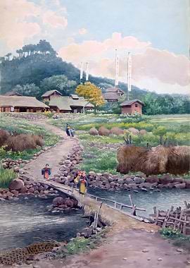 Japanese Seba Landscape