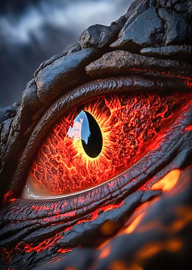 Lava dragon eye