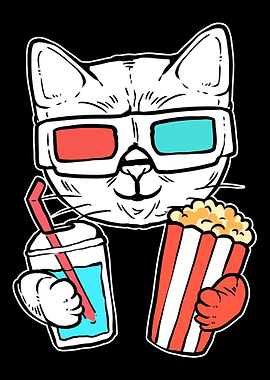 Cat Cinema Foodie Gift