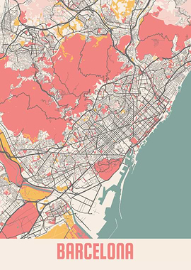 Barcelona Map