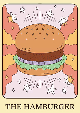 The Hamburger Tarot Card