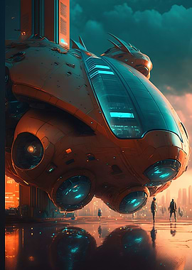 Futuristic Spacecraft