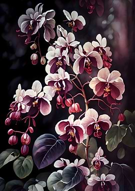 Orchid Flowers Floral Art