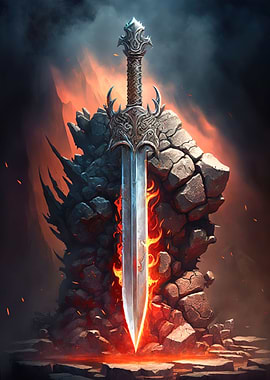 Fantasy sword medieval