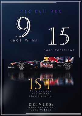 Redbull Rb6 F1 Race Car