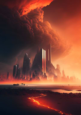 Futuristic City Building