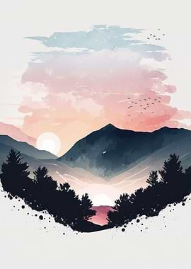 Watercolor Naturescape
