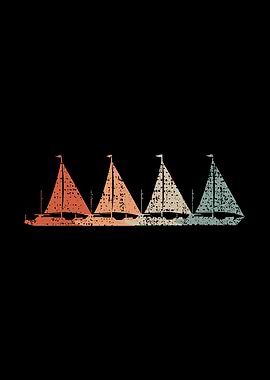 Sailing Boat Retro