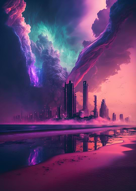 Futuristic City Building