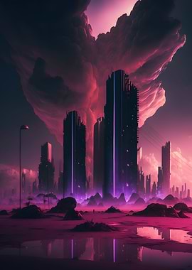 Futuristic City Building