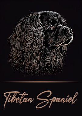 Elegant Tibetan Spaniel