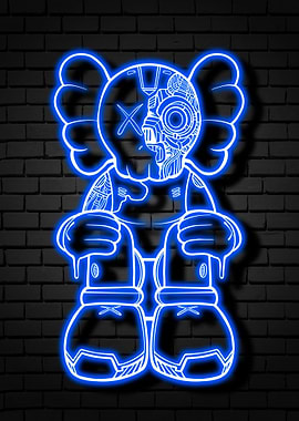 neon kaws