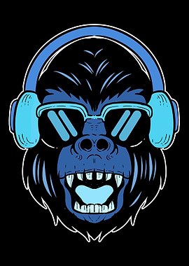 80s Gorilla Disc Jockey G