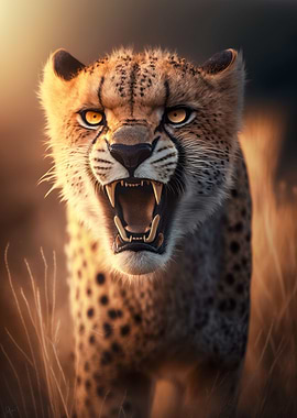 Angry Cheetah