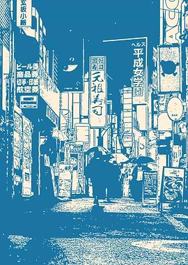 cyberpunk monochrome 9