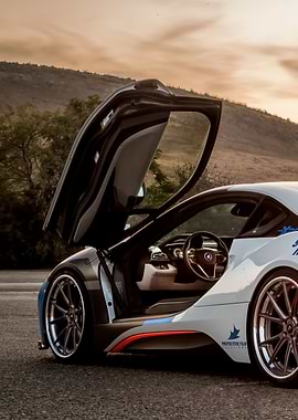BMW i8 coupe roadster