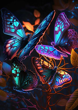 Fluttering Butterflies