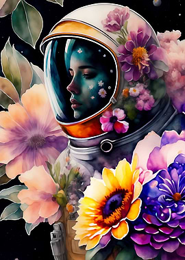 blooming astronaut