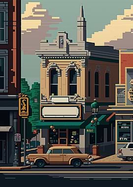 Fayetteville Pixel art