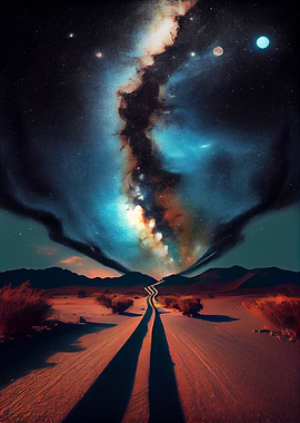 Trail To A Nebula Gateway