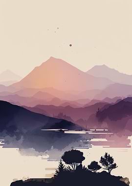 Watercolor Naturescape